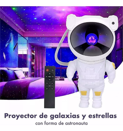 Proyector Astronauta de galaxia y estrellas