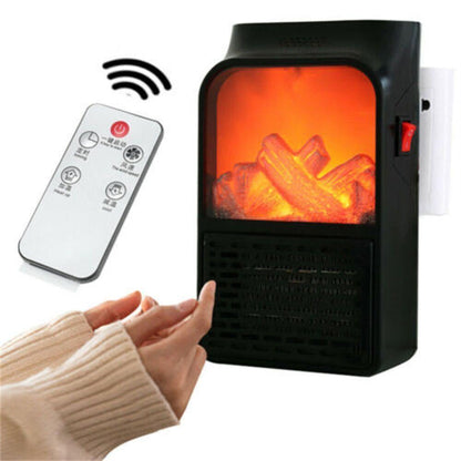 Calefactor Portátil 🔥 Flame Heater CHIMENEA de 1000W