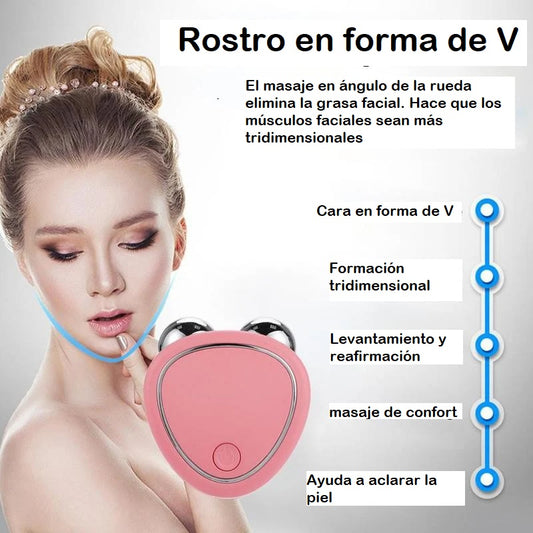 ¡Masajeador Facial de Microcorriente!