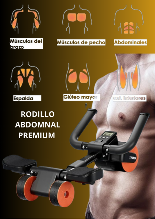 ¡Descubre el RODILLO ABDOMINAL PREMIUM DELUXE 2024! 🎉💪