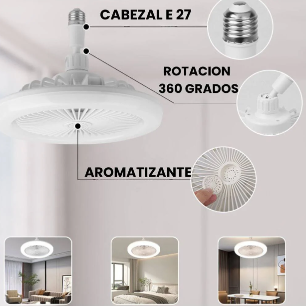 FOCO LED VENTILADOR DE TECHO  (AGOTADO)